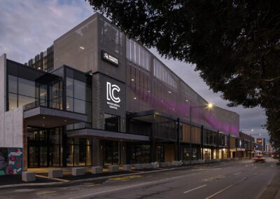 Invercargill Central_equitone and alucolux_Symonite Panels facade installation