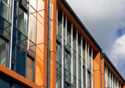 Westwood Apartments_Full Facade_curtain wall_Symonite Panels