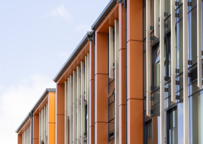 The Westwood Apartments unitised facades