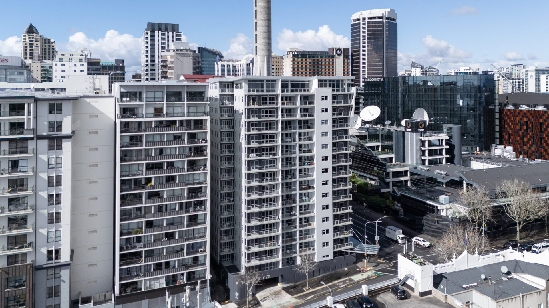 Victopia Apartments Reclad by Symonite Panels The Pā University of Waikato - Symonite Panels